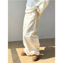 Baggy Jeans Dames Beige