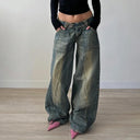 Baggy Jeans Dames Donker