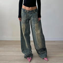 Baggy Jeans Dames Donker