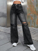 Baggy Jeans Dames Gaten