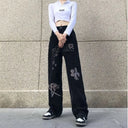 Baggy Jeans Dames Met Print