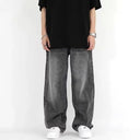 Baggy Jeans Heren Donker Grijs
