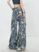 Bloemen Jeans Dames