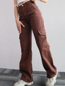 Cargo Broek Dames Bruin