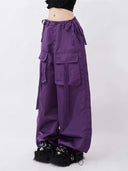 Cargo Broek Dames Paars