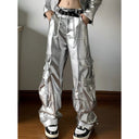 Cargo Broek Dames Zilver