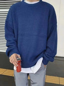 Donkerblauwe Oversized Trui