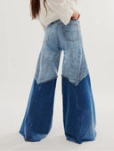 Flared Jeans Dames Blauw