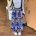 Gekleurde Wijde Broek Dames