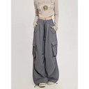 Grijze Parachute Broek Dames