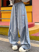 Lichtblauwe Baggy Broek Dames