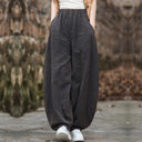 Linnen Baggy Broek Dames