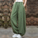 Linnen Baggy Broek Dames