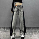 Loose Fit Jeans Dames Zwart