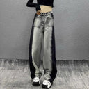 Loose Fit Jeans Dames Zwart