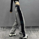 Loose Fit Jeans Dames Zwart