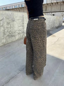 Luipaard Print Jeans Dames