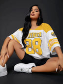 Oversized Baseball Shirt Dames