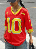 Oversized Basketball Shirt Dames