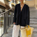 Oversized Blazer Dames Zwart