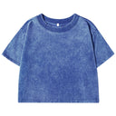 Oversized Cropped T-Shirt Dames