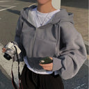 Oversized Hoodie Crop