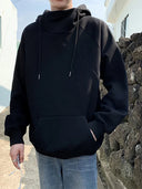 Oversized Hoodie Fleece Heren