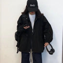 Oversized Jas Dames Zwart