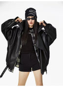 Oversized Leren Jas Dames