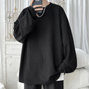 Oversized Long Sleeve Shirt Heren