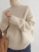 Oversized Sweater Dames Beige