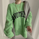 Oversized Sweater Dames Groen
