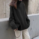 Oversized Sweater Dames Zwart