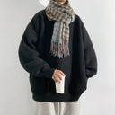 Oversized Sweater Heren Zwart