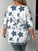 Oversized T-Shirt Dames Plus Size