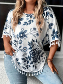 Oversized T-Shirt Dames Plus Size
