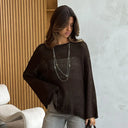 Oversized Trui Dames Katoen