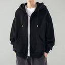 Oversized Trui Met Rits Heren