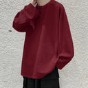 Rood Oversized Shirt Heren
