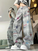 Wijde Broek Dames Grijs