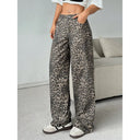 Wijde Broek Dames Panterprint