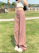 Wijde Broek Dames Roze