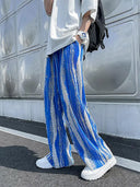 Wijde Broek Heren Blauw