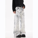 Baggy Jeans Heren Zwart Grijs