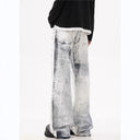 Baggy Jeans Heren Zwart Grijs
