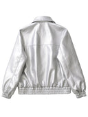 Baggy Leren Jas Dames