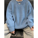 Blauwe Oversized Trui Heren