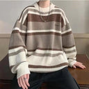 Bruine Oversized Trui Heren