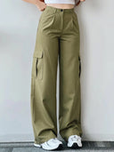 Cargo Broek Dames Groen