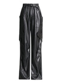 Cargo Broek Dames Leer